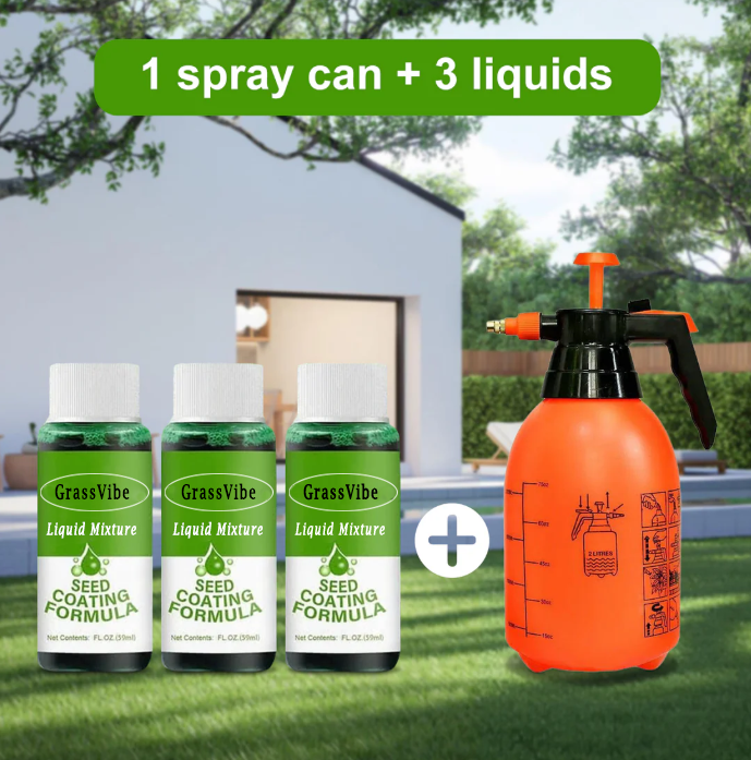 🌱 5-Day Grass Revitalization: Restore bald lawns and fill your yard with lush greenery! Fast-Acting Grass Removal Agent