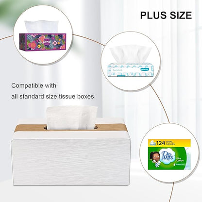 Tissue Box Cover, New PU Leather Kleenex Box