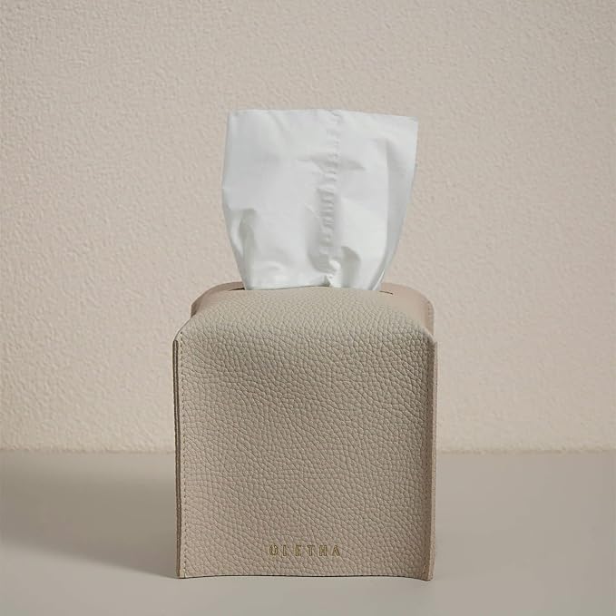 Aesthetic Desk Decor for Room, Home & Office - Tissues Cube Boxes Holder