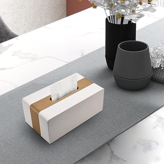 Tissue Box Cover, New PU Leather Kleenex Box