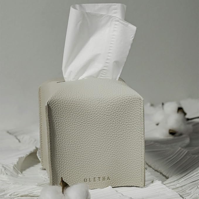 Aesthetic Desk Decor for Room, Home & Office - Tissues Cube Boxes Holder