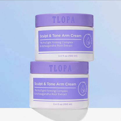 🔥TLOPA® Sculpt & Tone Arm Cream | 7% ProTight + Ashwagandha Root | Firm & Hydrate, Rescue Loose Skin