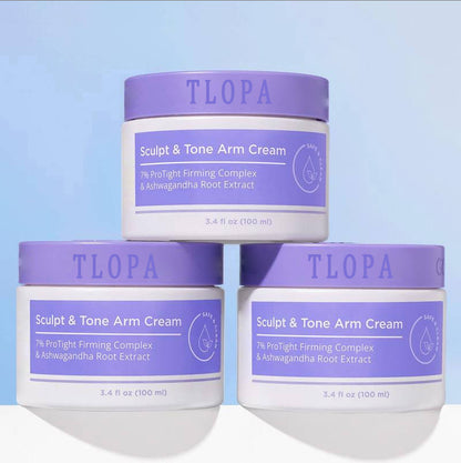 🔥TLOPA® Sculpt & Tone Arm Cream | 7% ProTight + Ashwagandha Root | Firm & Hydrate, Rescue Loose Skin