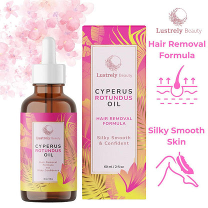 ✨Lustrely® Permanent Hair Reduction Formula | Gentle Hair Removal Oil for Lasting Smoothness✨